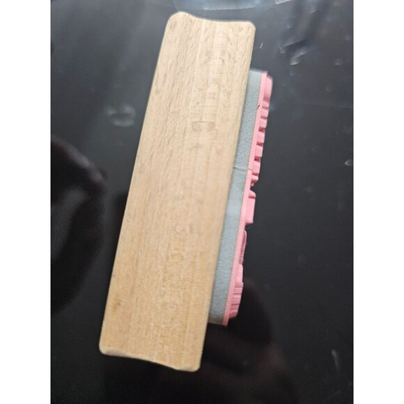 Cat & Chloe Wood Rubber Stamp "Make‎ A Wish" Birthday Candle Design - Picture 4 of 4